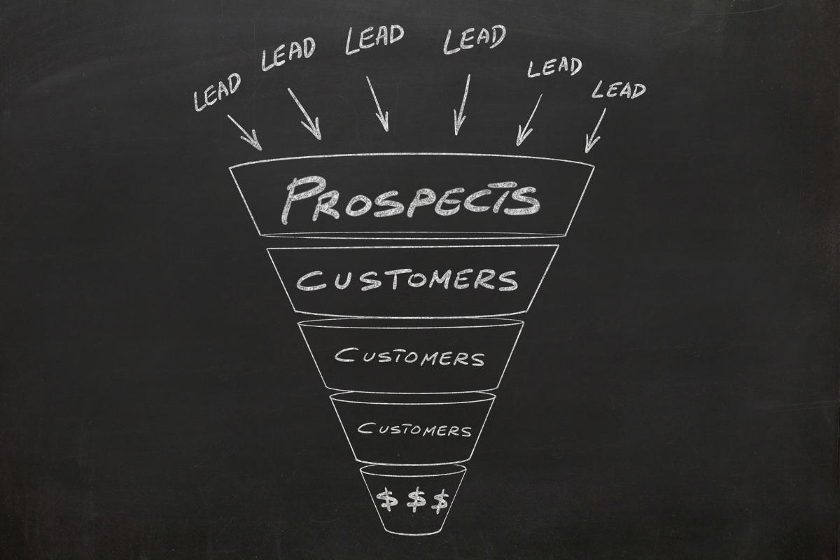 Sales Funnel Depiction