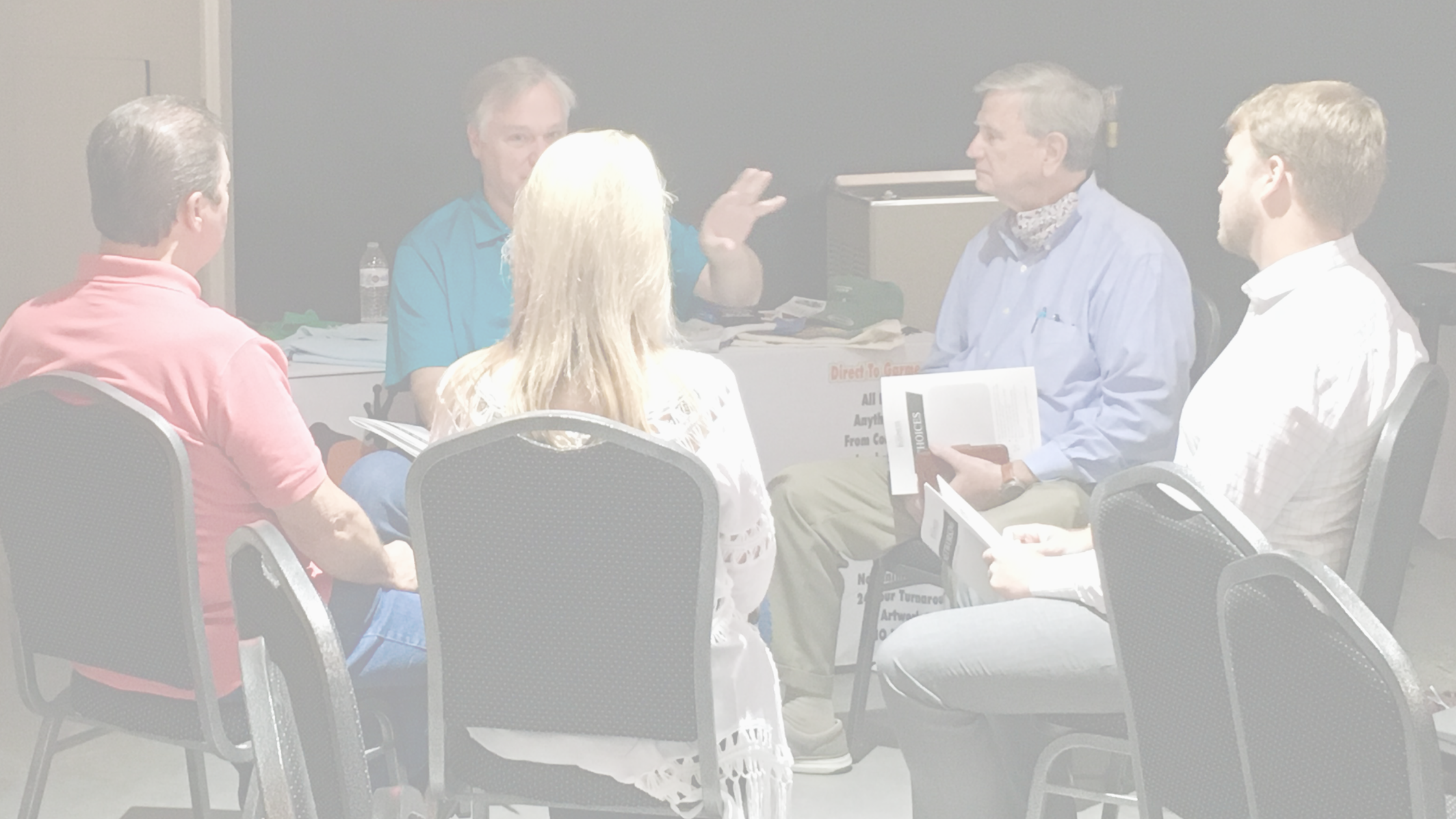 Professionals doing intentional networking