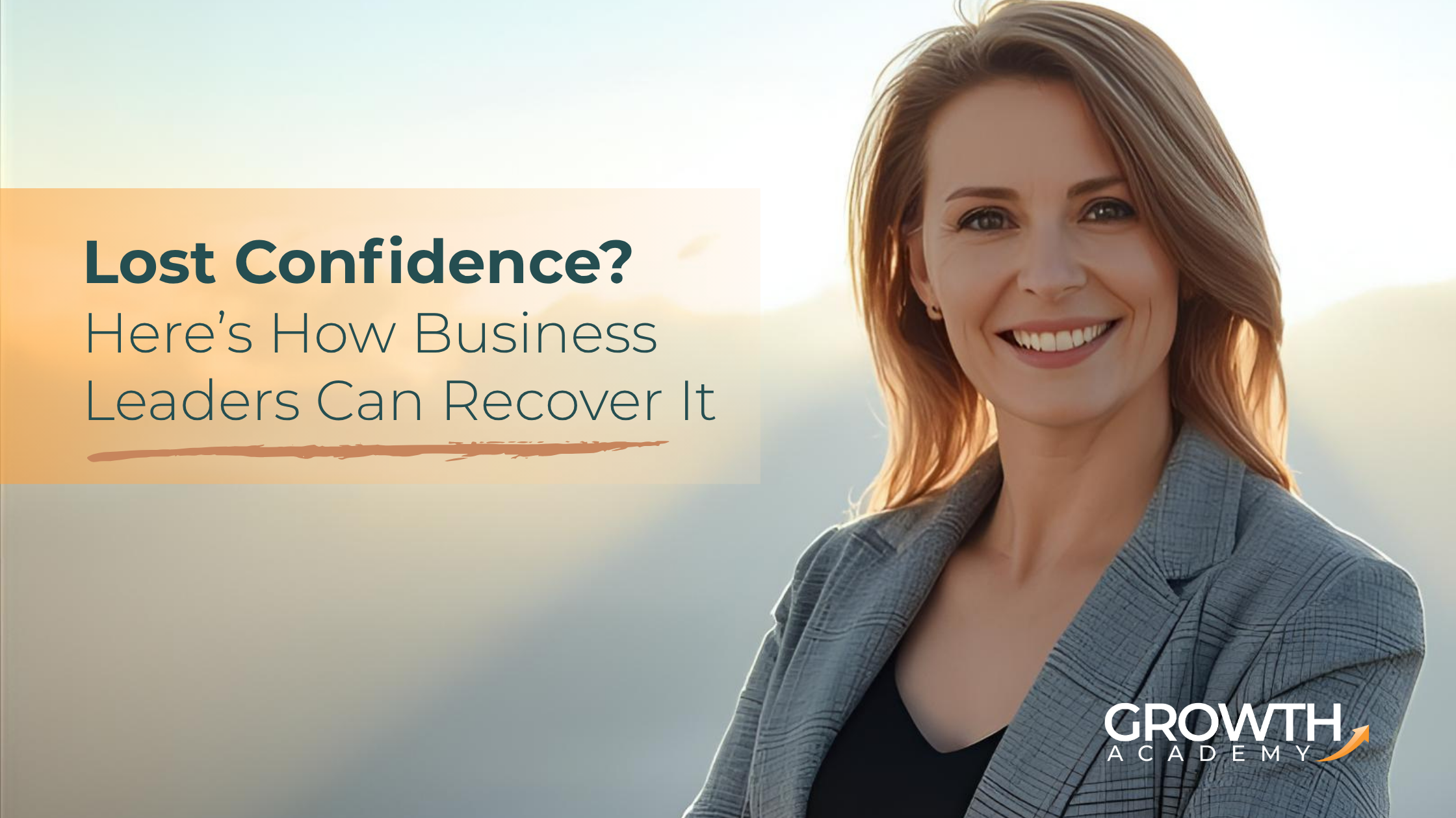 A blog post on recovering confidence for business leaders