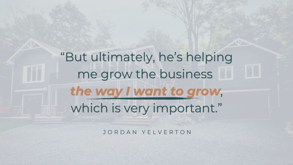Growth Academy Coaching is helping a general contractor grow the business the way he wants to grow it.